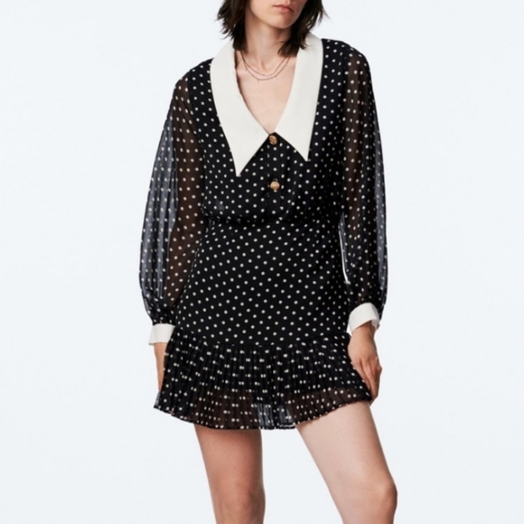 ZARA Polka Dot Dress - Picture 8 of 15